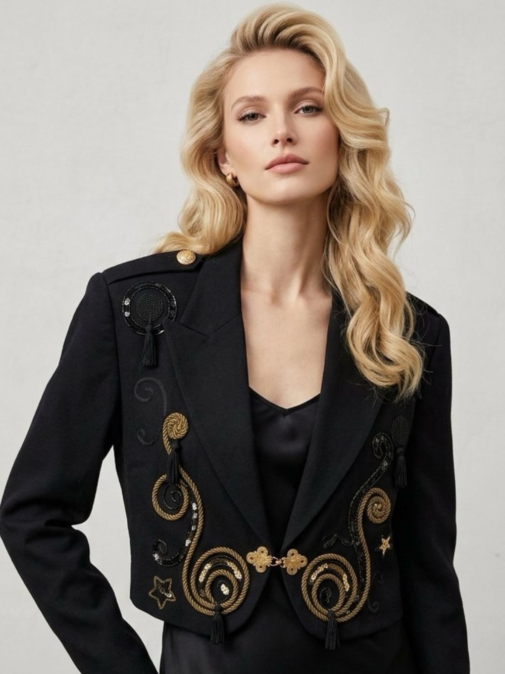 Vintage 80s Suzelle Matador Bolero Jacket